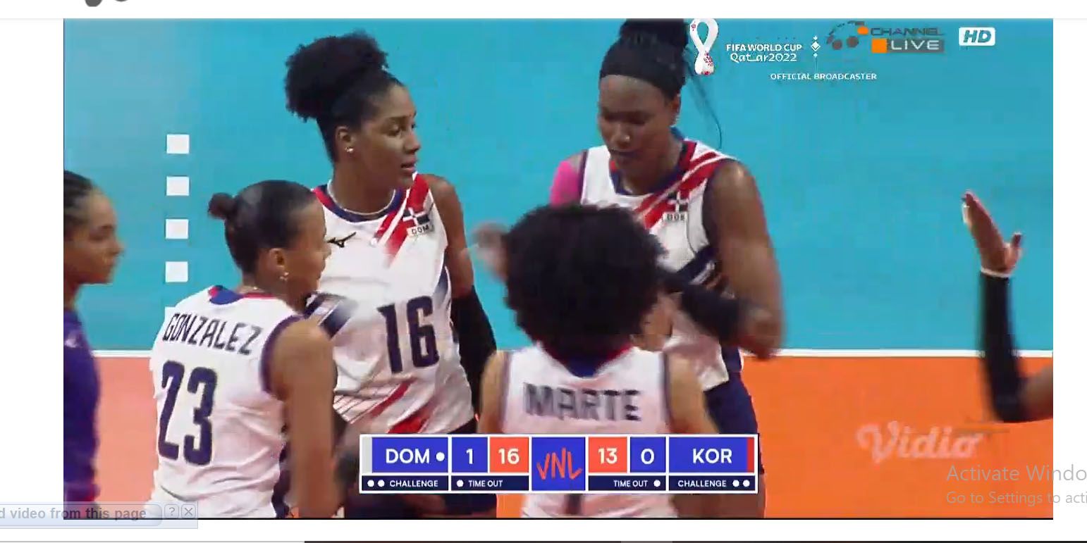 Republik Dominika mampu meraih kemenangan perdana dengan mengalahkan tim putri Korea Selatan.