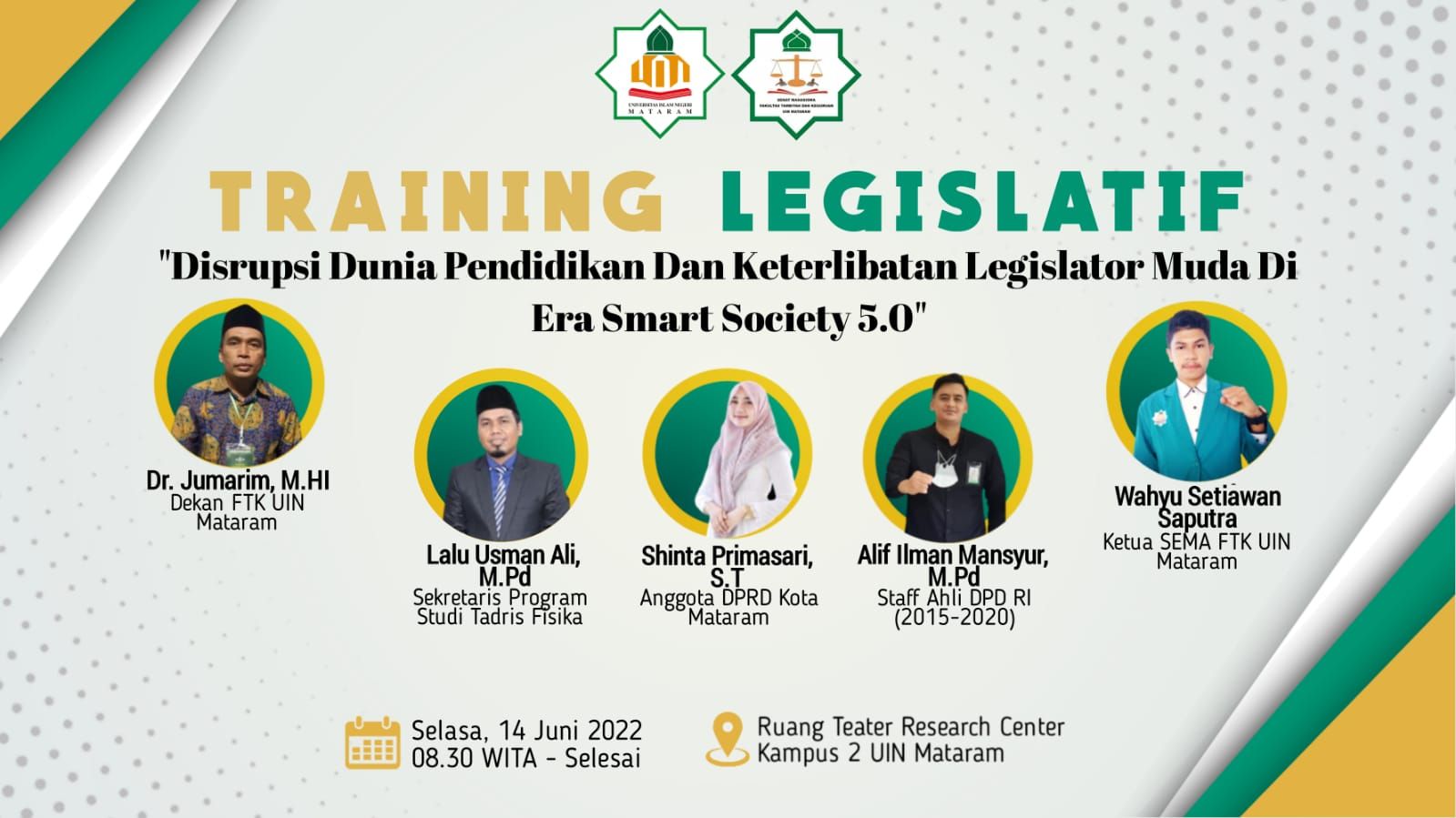 Training Legislatif, FTK UIN Mataram