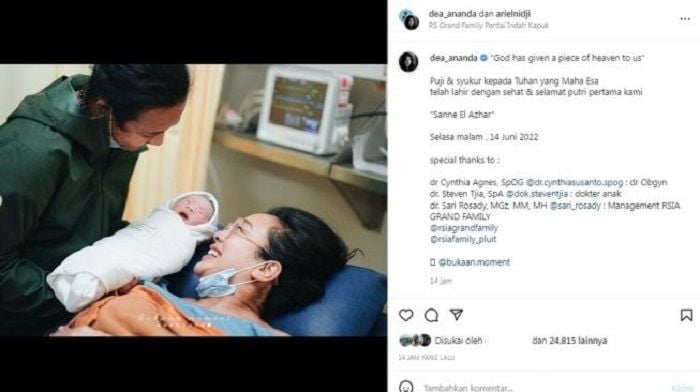 Selamat, Dea Ananda Melahirkan Anak Pertama - Priangan Timur News