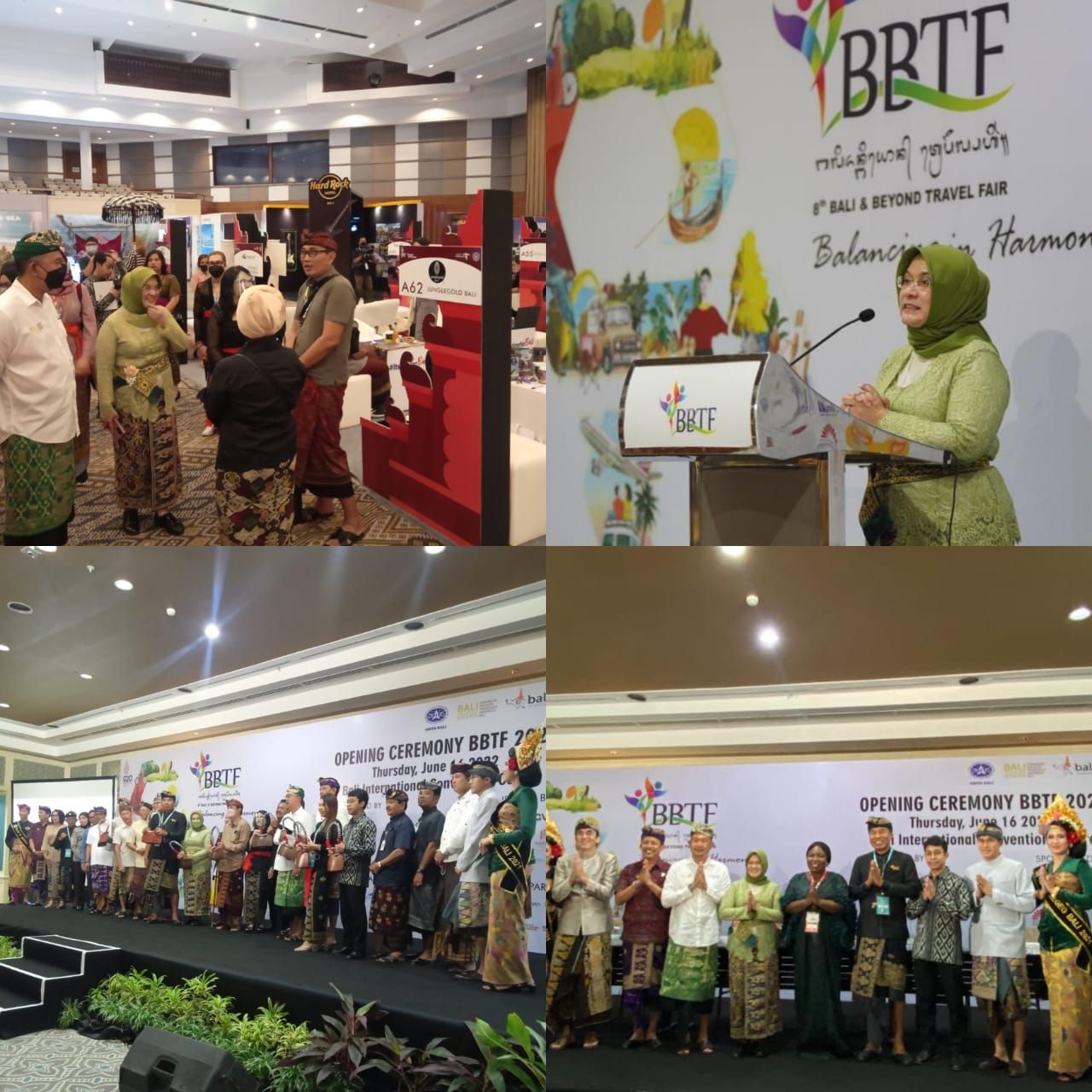 Ajang BBTF 2022 resmi dibuka pada Kamis 16 Juni 2022 di BICC di kawasan ITDC The Nusa Dua Bali.