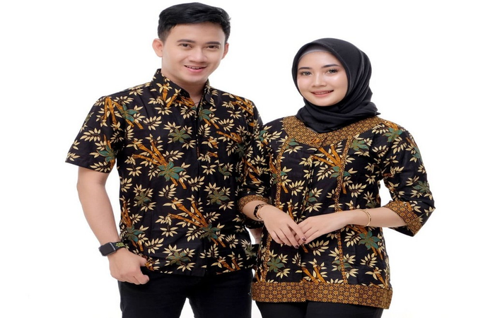 Model baju batik muslim couple remaja