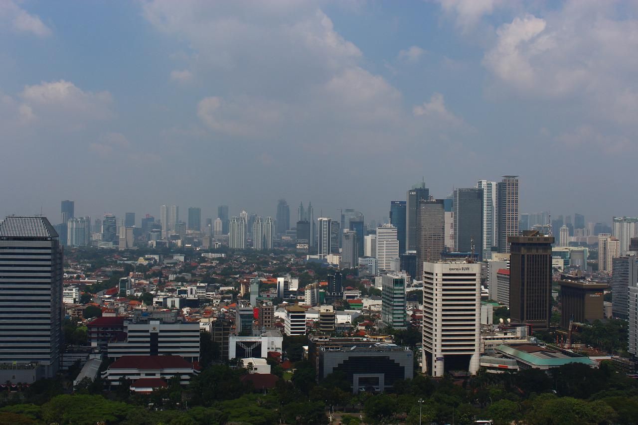 Ilustrasi kota Jakarta