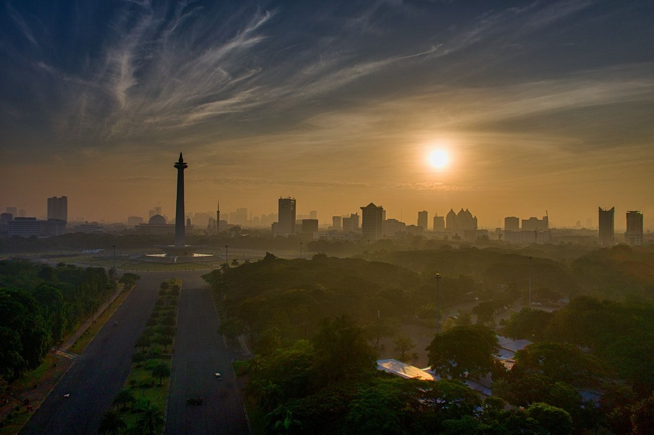 kualitas udara di Jakarta jadi yang paling buruk di dunia pada Jumat pagi, 17 Juni 2022.