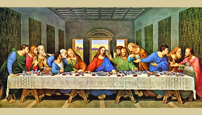 Lukisan 'Perjamuan 'terakhir' karya Leonardo Da Vinci