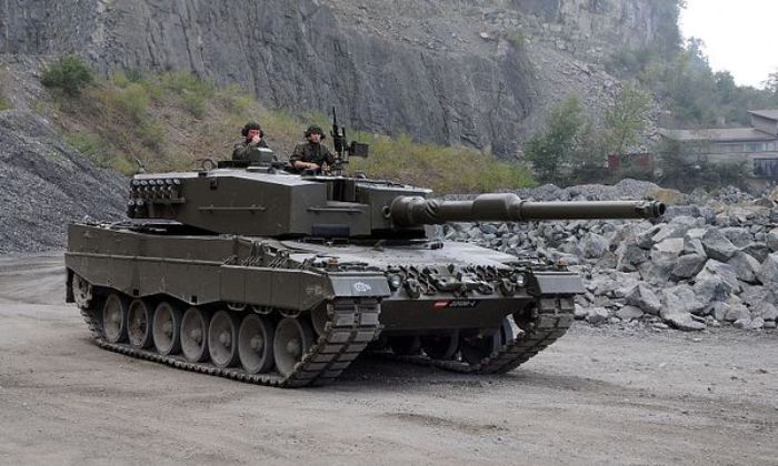 Ilustrasi MBT Leopard 2 yang dikirim Kanada untuk Ukraina