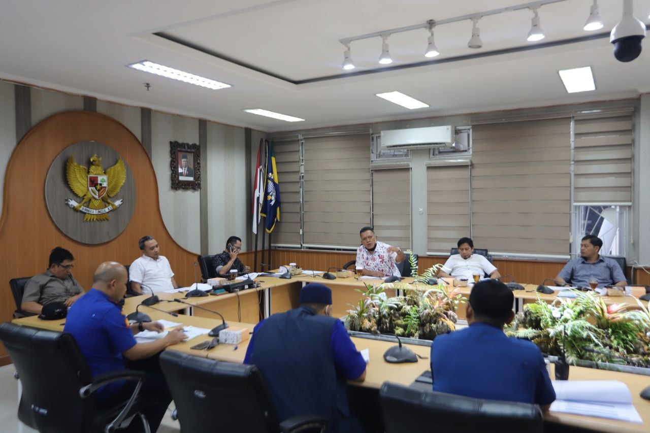 Bahas CCTV, rapat kerja Komisi C DPRD Kota Bandung dengan Diskominfo Kota Bandung, Jumat 17 Juni 2022.