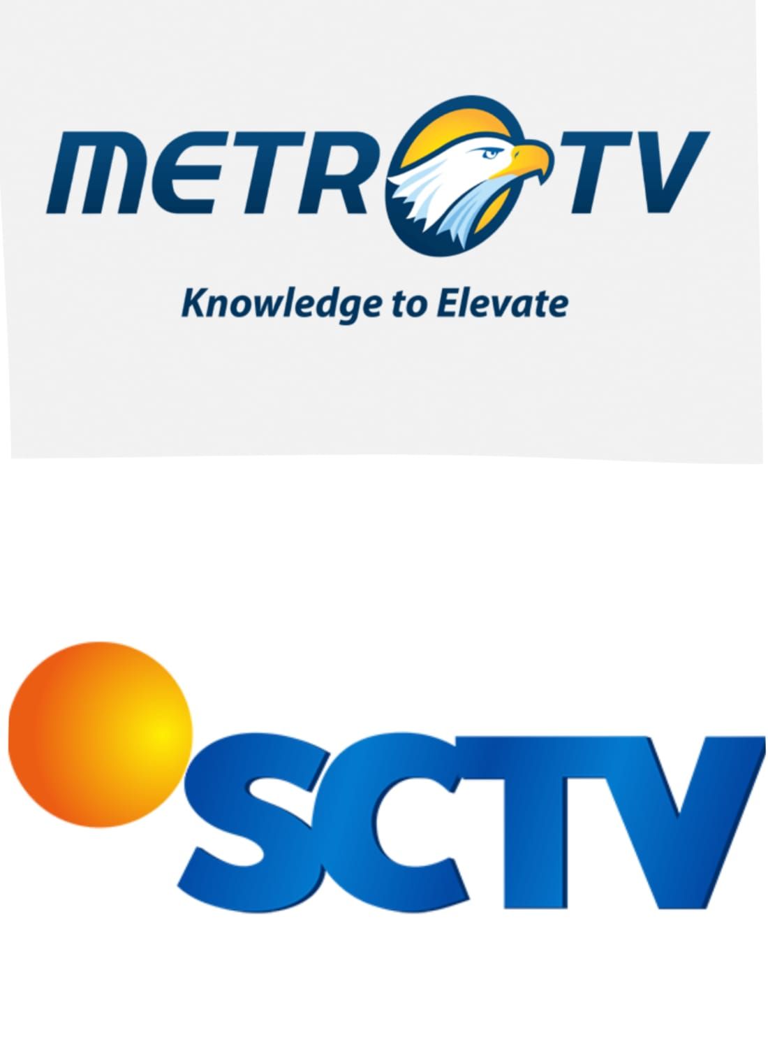 Kolase Foto Metro TV dan SCTV