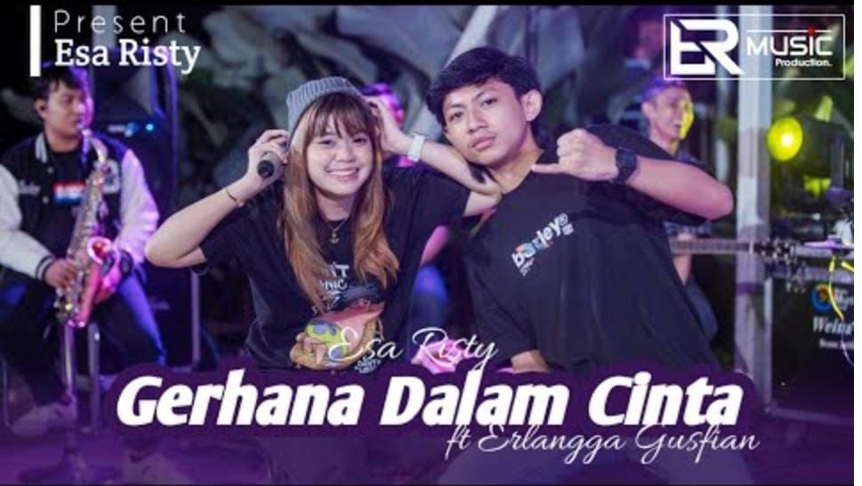 Download MP3 Lagu Gerhana Dalam Cinta - Esa Risty feat Erlangga Gusfian.