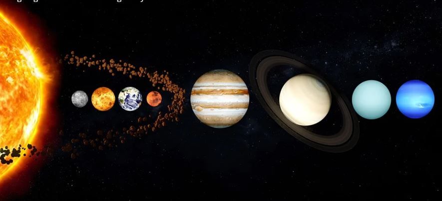 Ilustrasi planet sejajar yang terjadi tanggal 24 Juni 2022, bagaimana cara melihat dan jam berapa?