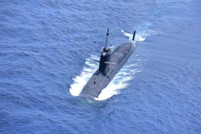 Ilustrasi kapal selam di Laut China Selatan