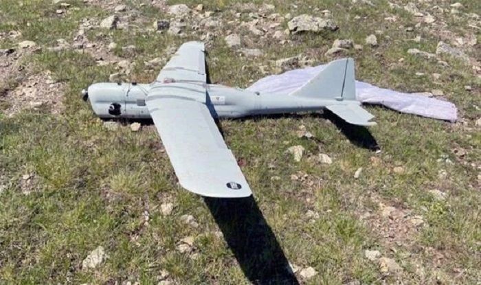 Laporan media sosial mengatakan drone Rusia itu ditemukan oleh 'penduduk setempat' di Gumushane, Turki.*  
