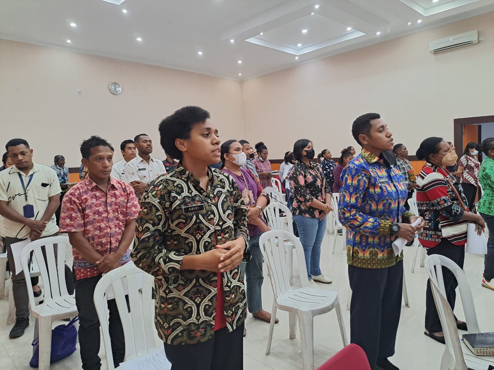 Suasana Ibadah Kemenkumham Papua.