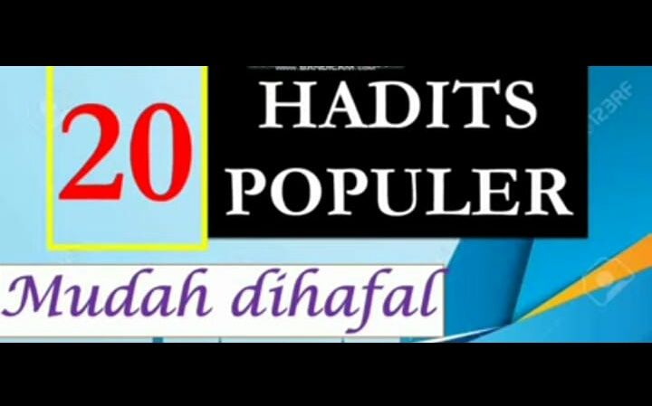 Caption Foto: 20 Mutiara Hadits Populer Pedoman Hidup Muslim /Tangkapan Layar Youtube Ubay Channel