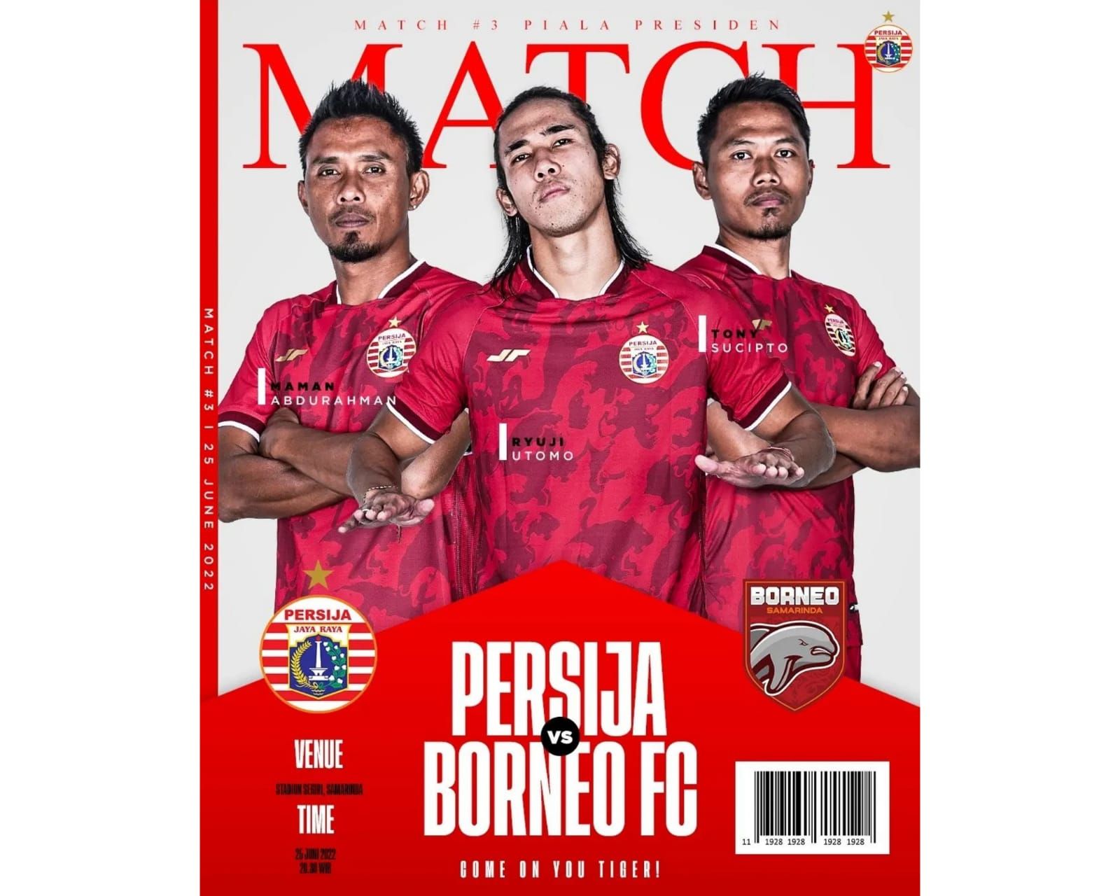 Prediksi Skor dan Susunan Pemain Persija Jakarta vs Borneo FC Grup B Piala Presiden 2022 serta Link Live Streaming