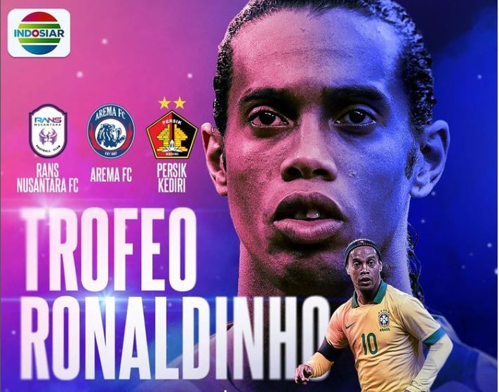 Link Live Streaming Trofeo Ronaldinho Arema Rans Persik Di Indosiar