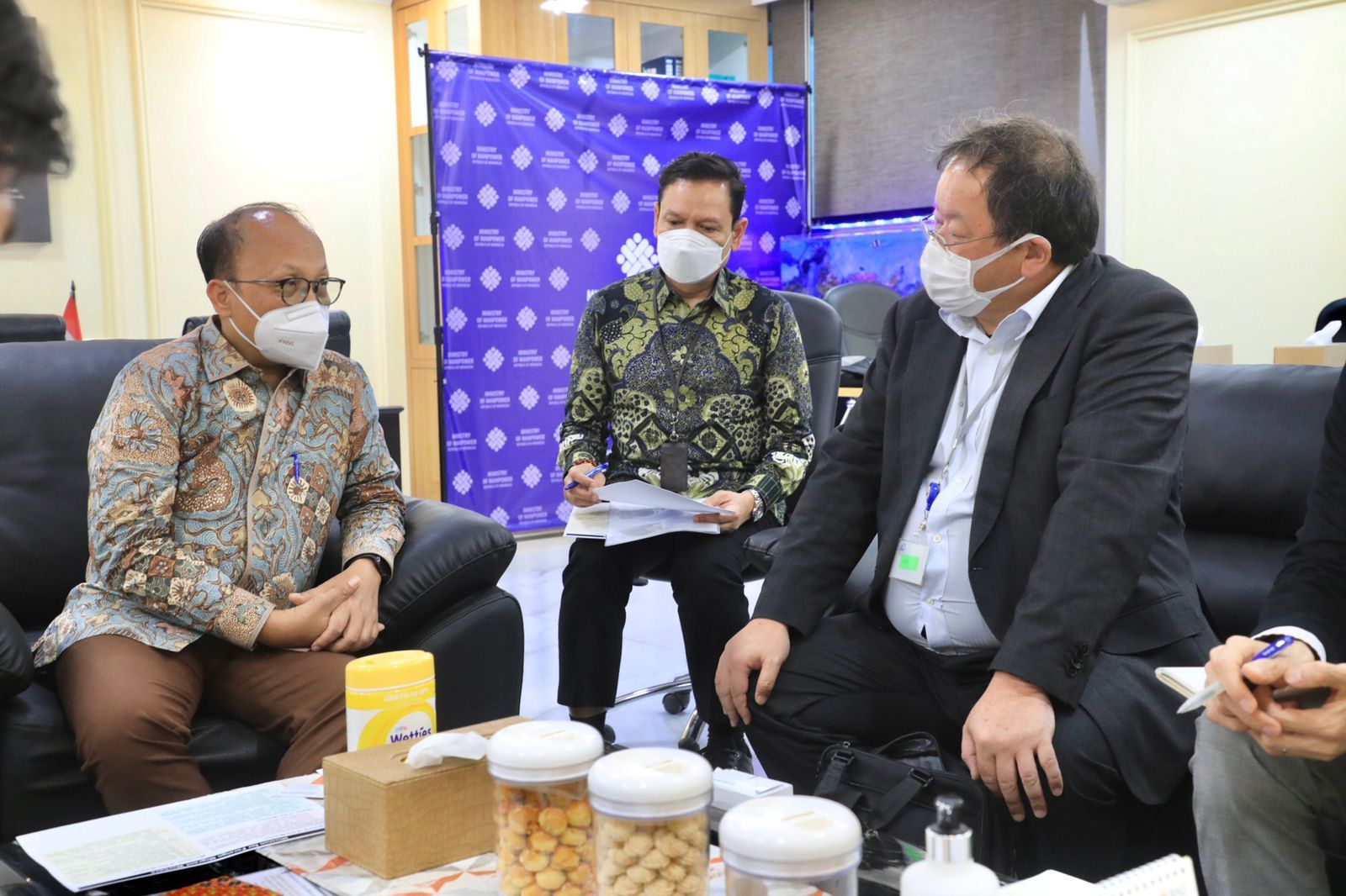 Sekjen Kemnaker terima kunjungan VP JICA