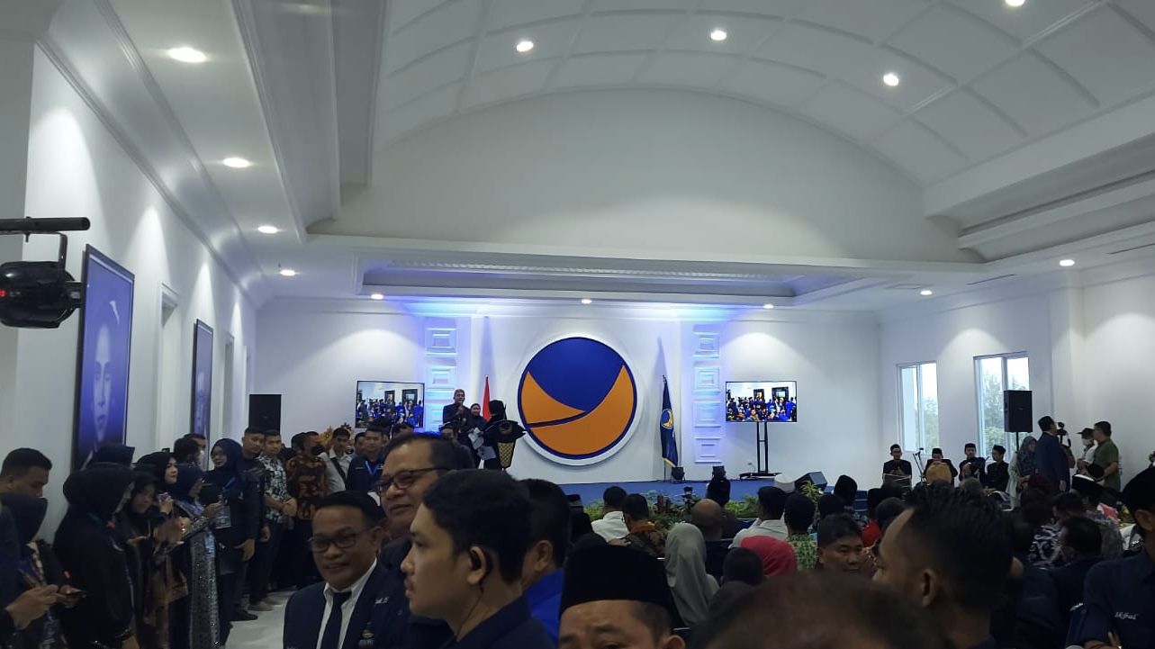 Aula kantor NasDem Aceh dengan kapasitas 500 orang.