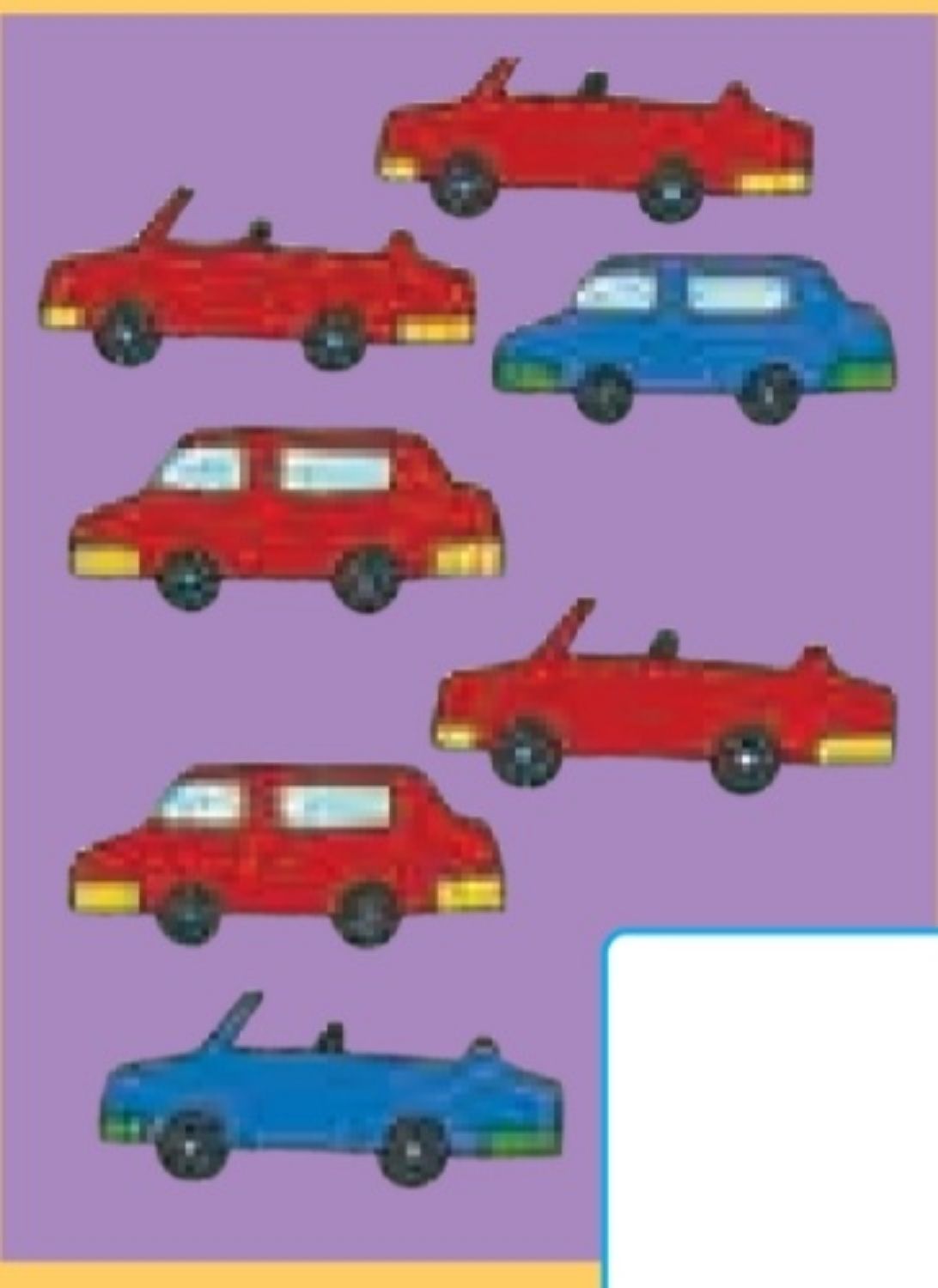 Gambar 2.Berapa jumlah mobil yang terdapat pada gambar/Tangkap layar buku Matematika Kurikulum Merdeka Kelas 1
