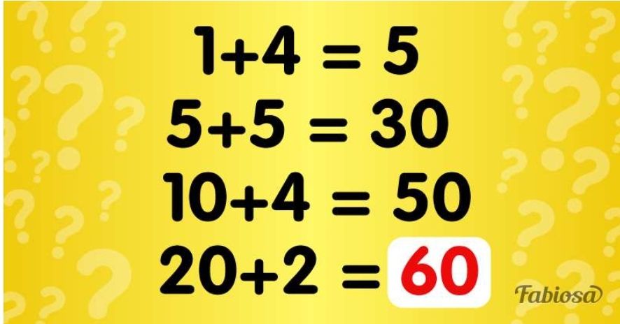 Jawaban tes IQ riddle Matematika