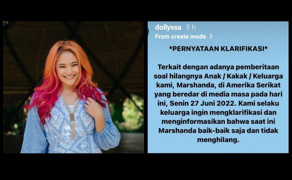 Update: Allysa Adik Kandung Marshanda Klarifikasi Caca Tidak Hilang Di Los  Angeles, Ini Kondisinya Sekarang - Seputar Lampung