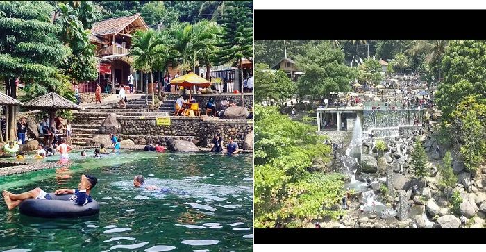 Taman Batu Cijanun Purwakarta adalah kolam renang semi alami yang dipadukan dengan bebatuan di atas bukit berlatar pemandangan pegunungan yang indah. sangat cocok buat healing dan liburan bersama keluarga