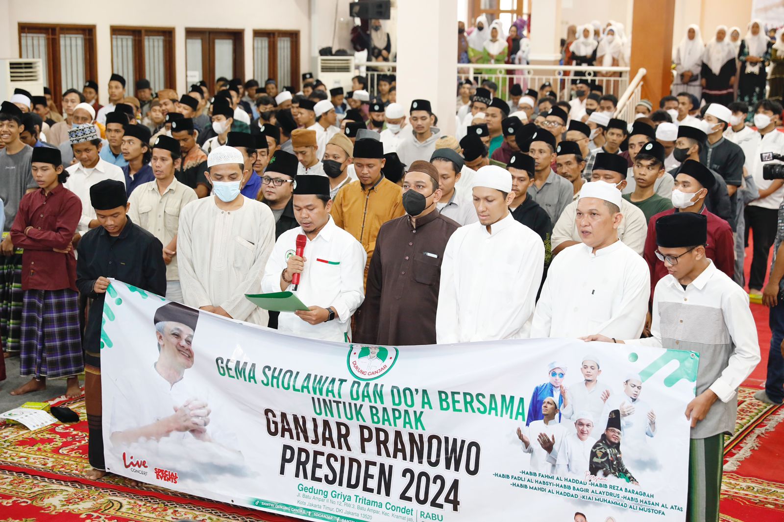 Ulama-Habib di Condet Selawatan dan Doakan Ganjar Pranowo Jadi Presiden RI 2024-2029./dok. IST