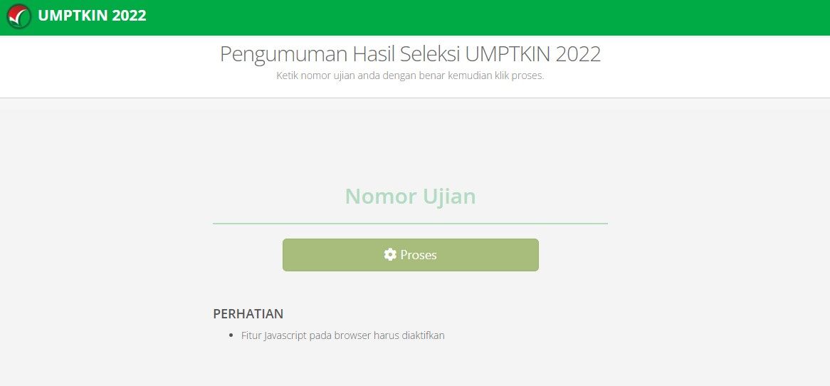 Cek Hasil Pengumuman Um Ptkin 2022 Lewat Link Pengumumanum Ptkinacid Kabar Lampung Selatan 0327