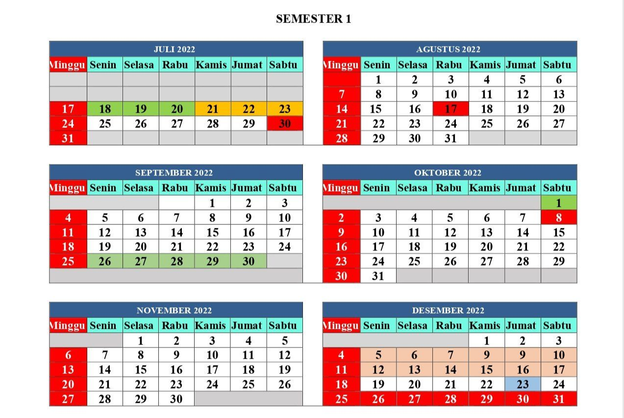 Kalender Pendidikan Jawa Barat Provinsi 2022-2023