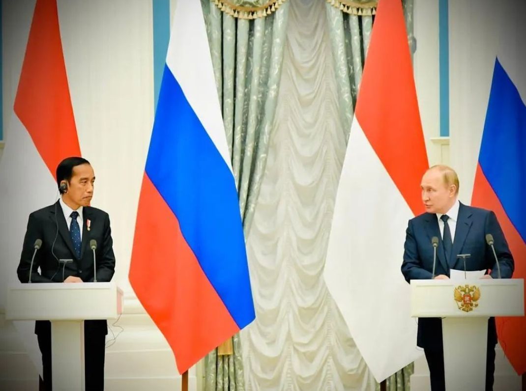 Joko Widodo bertemu Presiden Rusia Vladimir Putin, di Istana Kremlin