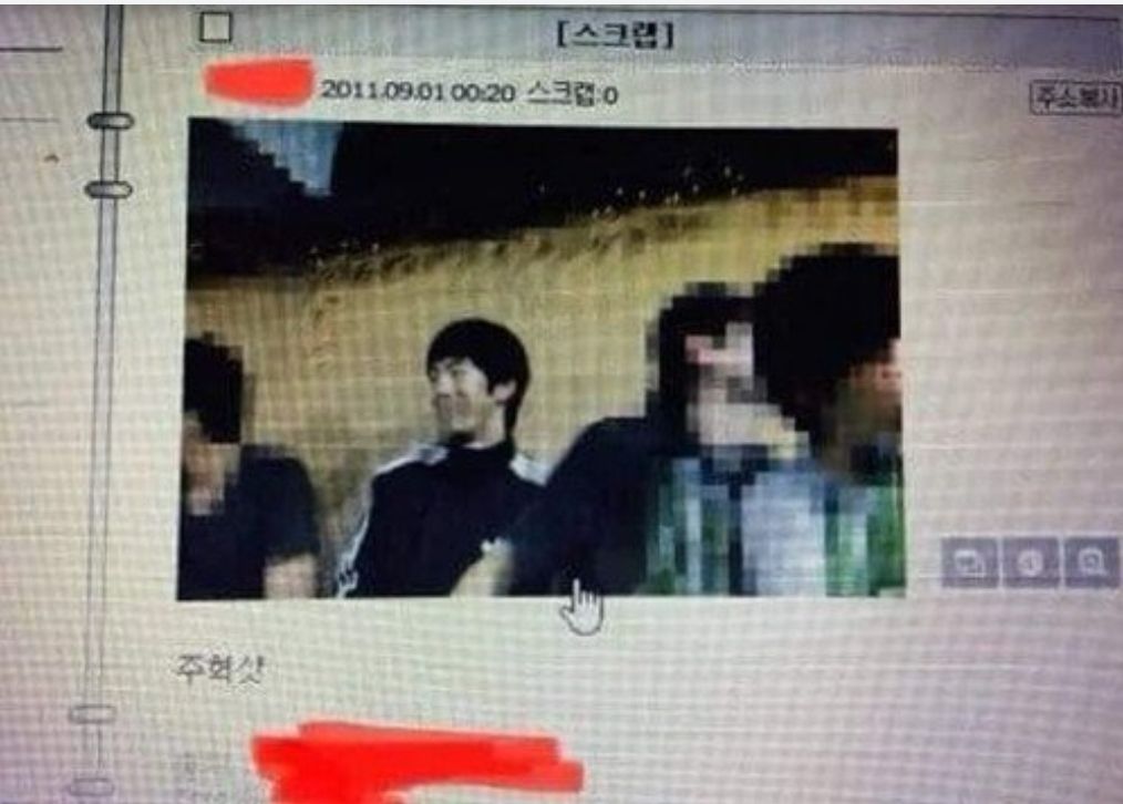 Foto yang diklaim sebagai Nam Joo Hyuk sedang minum alkohol di bawah umur./Allkpop