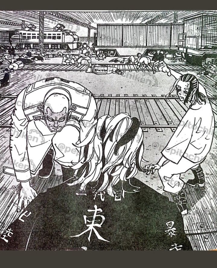Pertarungan Wakasa dan Benkei vs Taiju Shiba semakin memanas tapi terlihat mereka bertiga sama sama kesulitan untuk saling menjatuhkan.