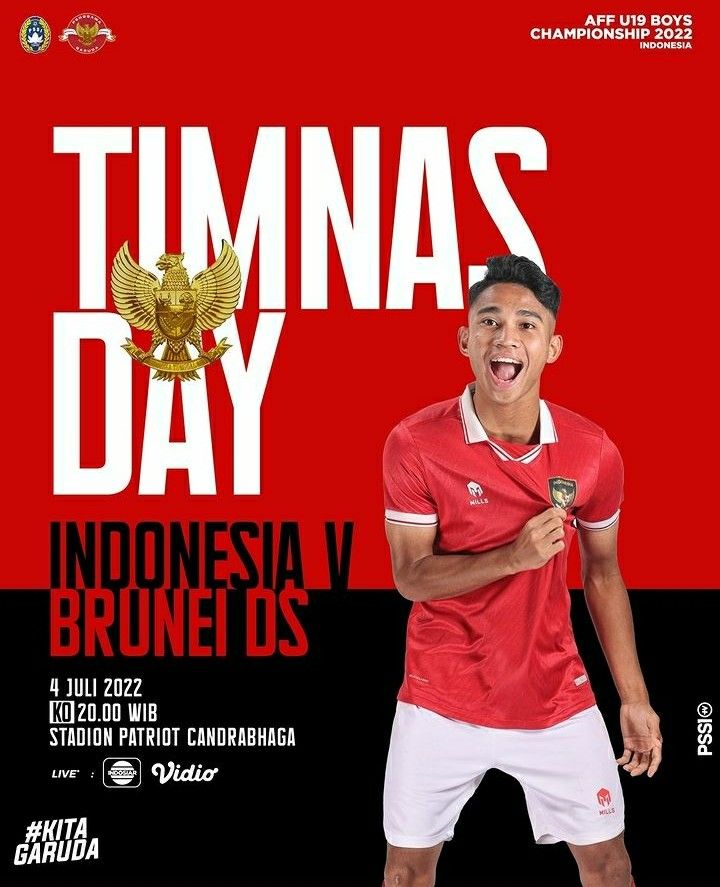 Timnas U 19 Indonesia Laga Kedua Piala AFF U-19 2022 Melawan Brunei ...