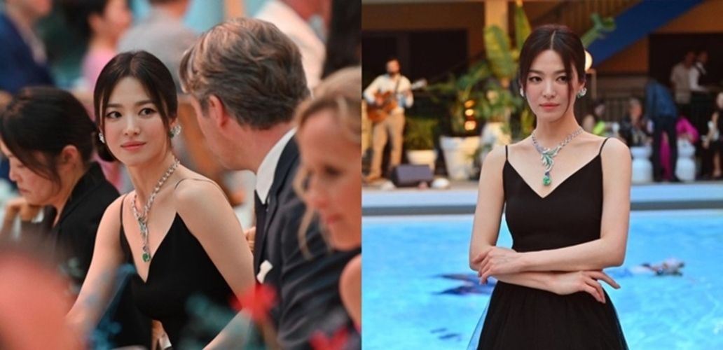 Hadiri Acara Chaumet 2022, Penampilan Song Hye Kyo Disebut Tak Kalah Mempesona dari Diane Kruger