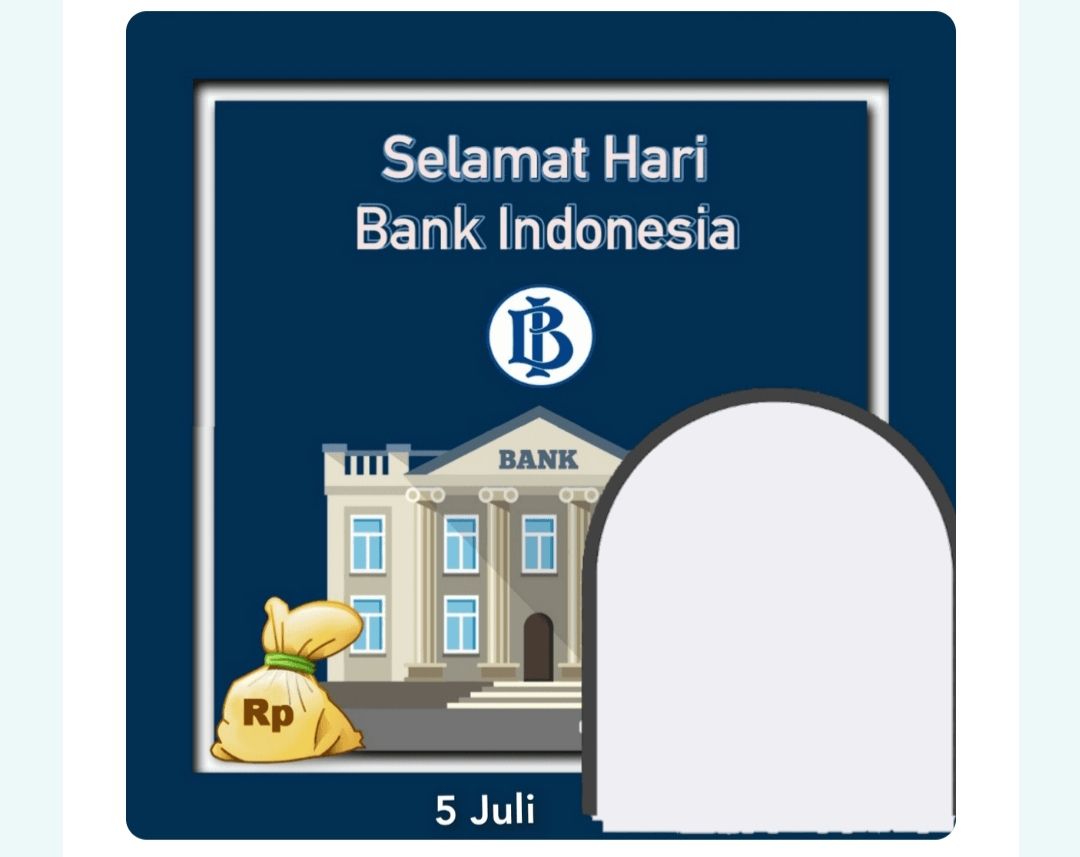 6 Link Twibbon Hari Bank Indonesia (BI) Ke-75 Pada 5 Juli 2022, Gratis ...