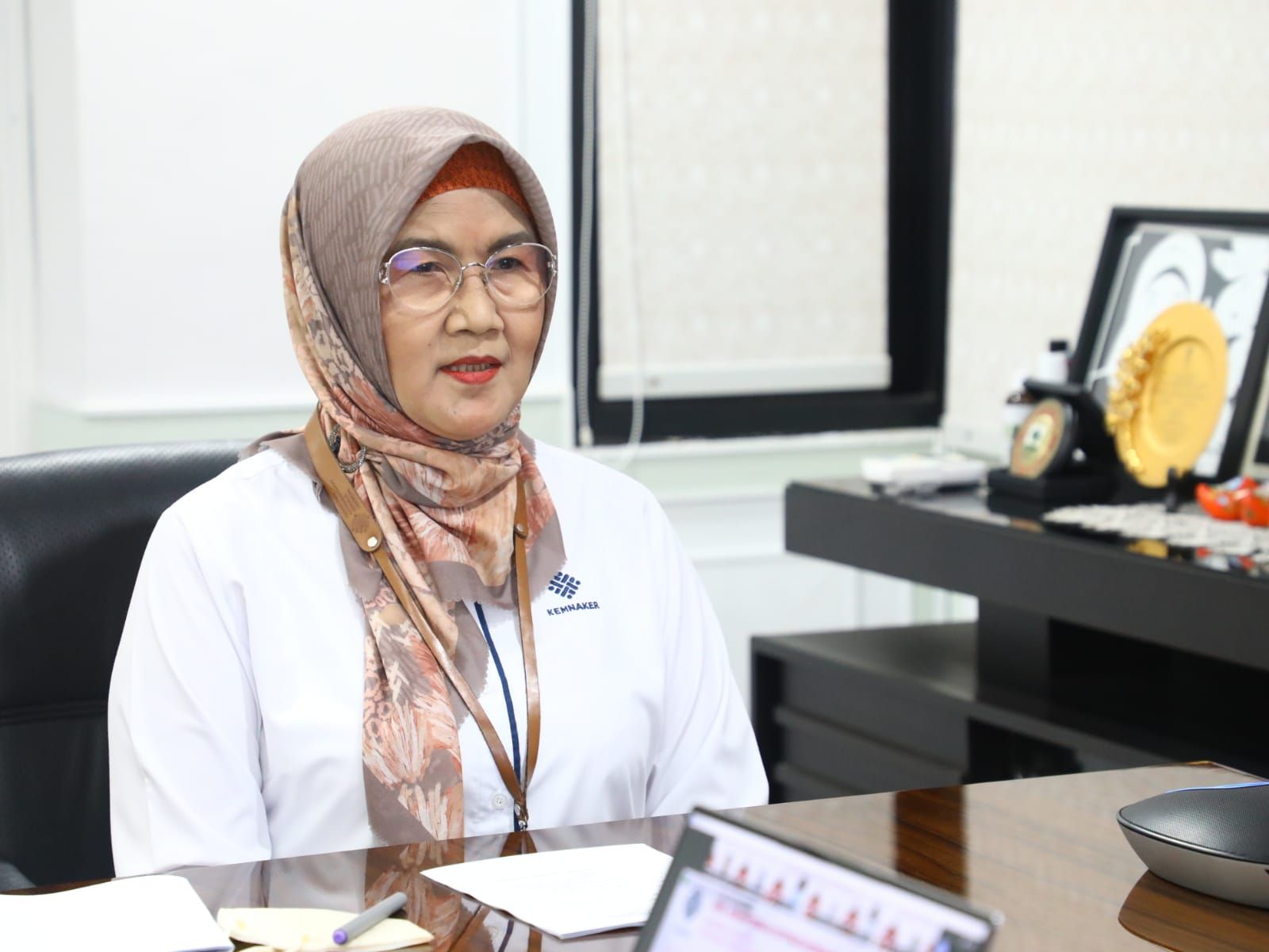 Dirjen Binwasnaker dan K3 Haiyani Rumondang