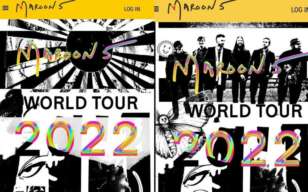 Maroon 5 Ubah Poster Tur Dunia 2022, Usai Banjir Kecaman K-Netz Gegara Pakai Logo 'Matahari Terbit'