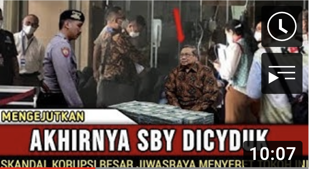SBY dikabarkan diciduk terkait skandal korupsi Jiwasraya