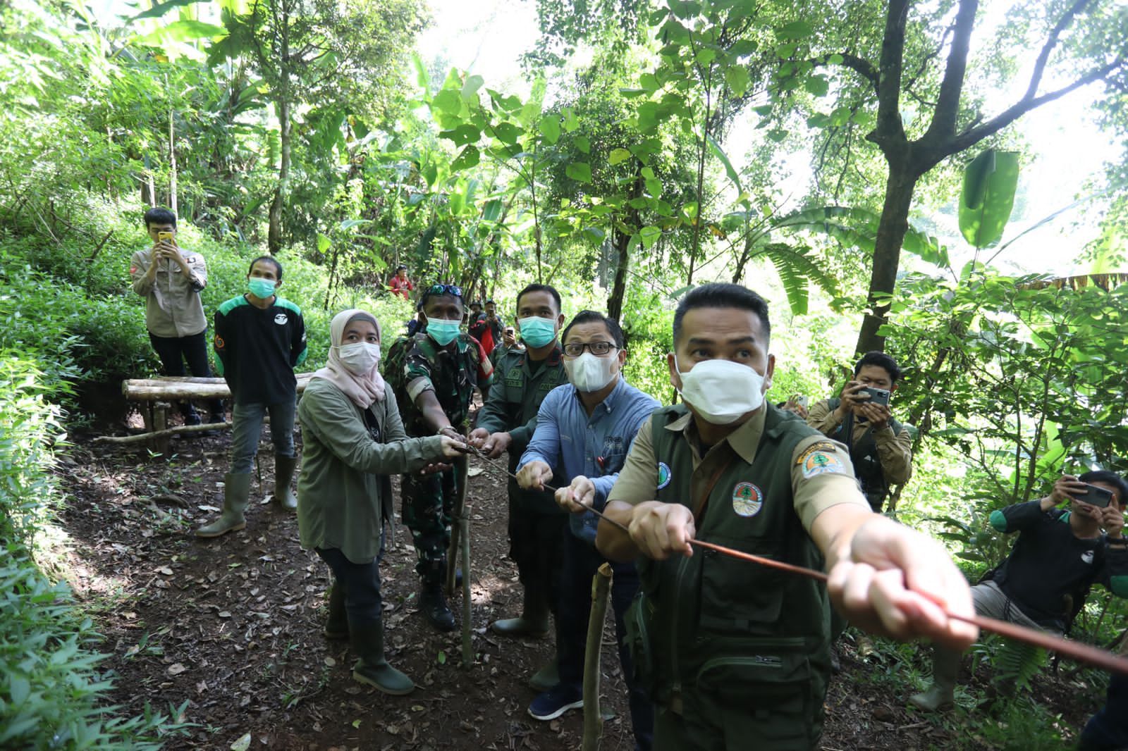 Tercatat, sudah 37 ekor Owa Jawa sudah dilepasliarkan di Kawasan hutan lindung Malabar sejak tahun 2013 (Dok. PEP Subang)