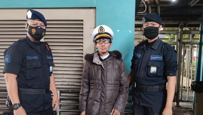 Predator seks di KRL berkostum gaya medis yang diamankan petugas TransJakarta