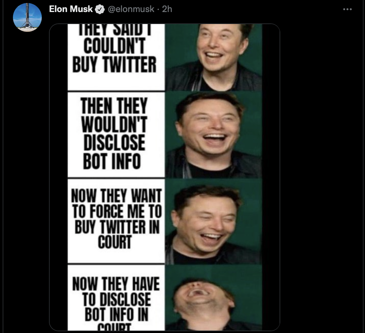 Unggahan Elon Musk setelah batal beli Twitter