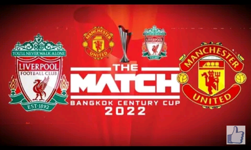 Pertandingan Liverpool vs Manchester United./