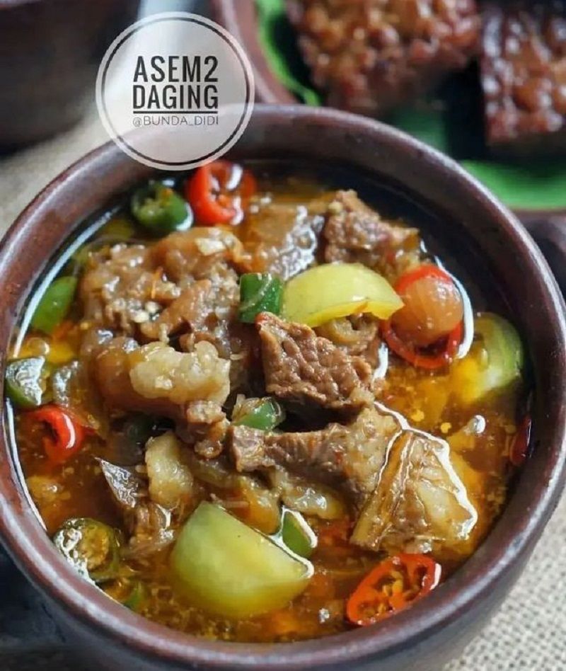 Olahan Daging Kurban Resep Asem Asem Daging Sapi Empuk Mudah Dan Praktis Dibuat Gak Pake