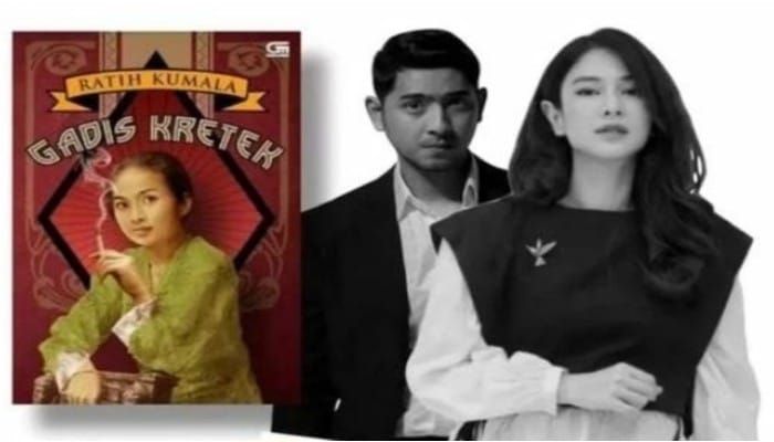 Poster Arya Saloka membintangi serial pertama Netflix pertama produksi Indonesia dengan judul Gadis Kretek.