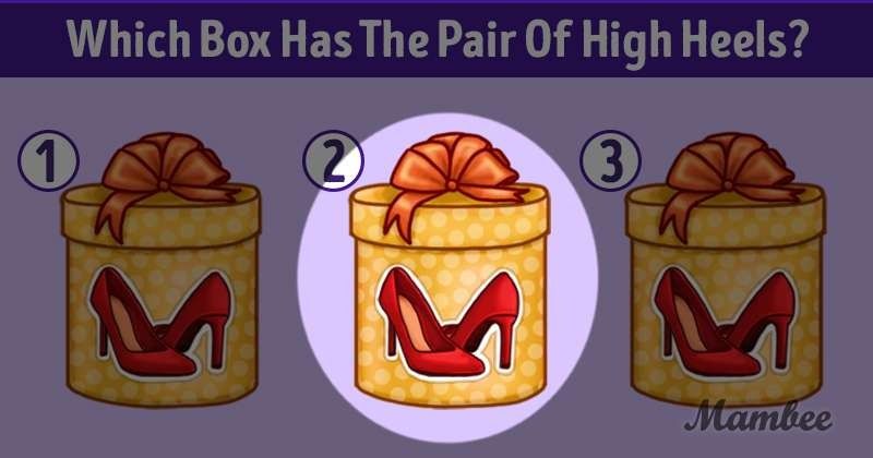 Jawaban tes IQ : sepatu ada di box 2./Mambee