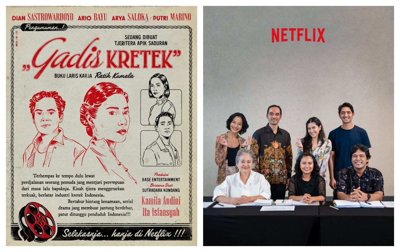 Serial ‘Gadis Kretek’ Bagikan Poster Klasik, Bakal Hadirkan Dian Sastro, Putri Marino, Ario Bayu, Arya Saloka.