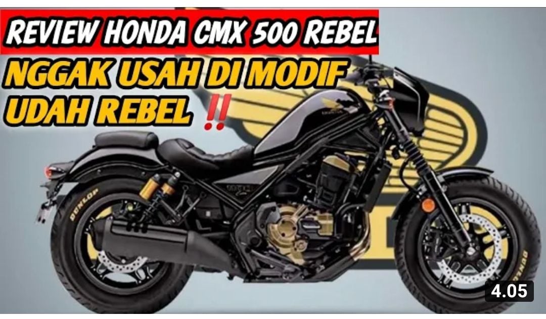 LEBIH MURAH! Pesaing Harley Davidson Sreet 500, New Honda Rebel CMX500 versi 2022 Meluncur di Indonesia