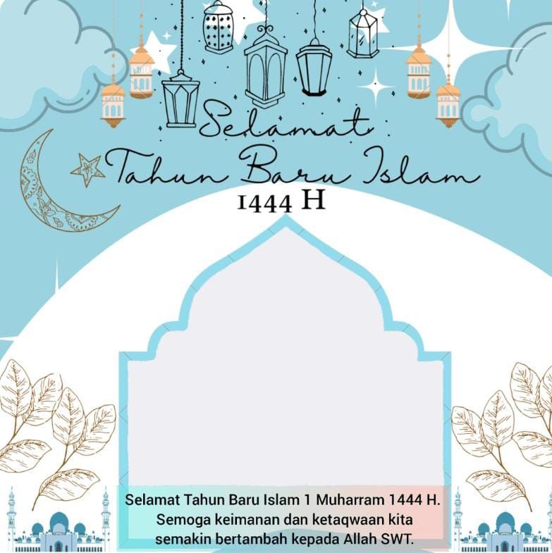 25 Link Twibbon Tahun Baru Islam 1444 H/2022, Download Disini Gratis