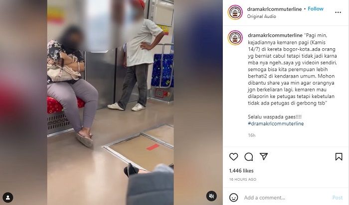 Beberapa waktu lalu jagat maya dihebohkan dengan video yang memperlihatkan aksi cabul seorang pria yang mengincar penumpang wanita yang tertidur di KRL.