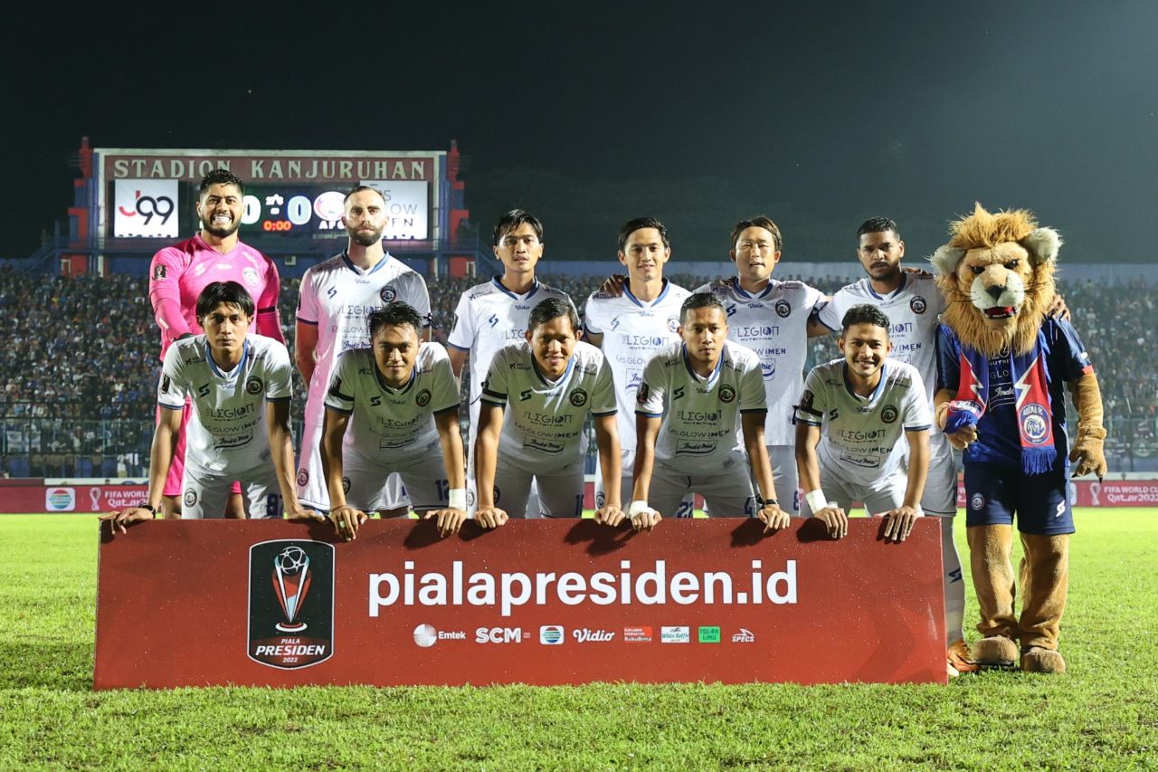 Hasil Piala Presiden 2022: Arema FC Rebut Gelar Juara Kalahkan Borneo FC dengan Skor Agregat 1-0