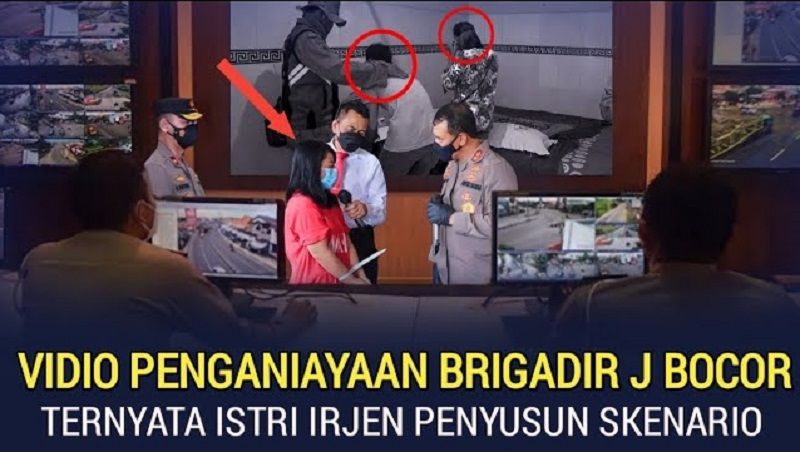 Thumbnail video yang mengisukan istri Irjen Ferdy Sambo penyusun skenario penganiayaan Brigadir J./Tangkapan layar YouTube DUNIA FAKTA./